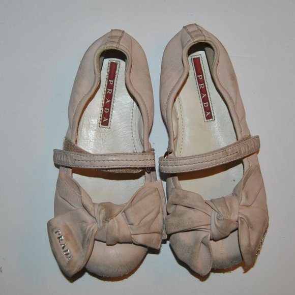 prada bow shoes